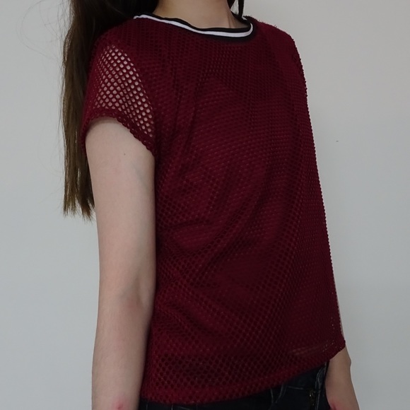 2 for 20$ 👚 CROCHET PATTERN DARK RED T-SHIRT - Picture 2 of 5